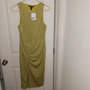 New forever 21 metallic party dress
